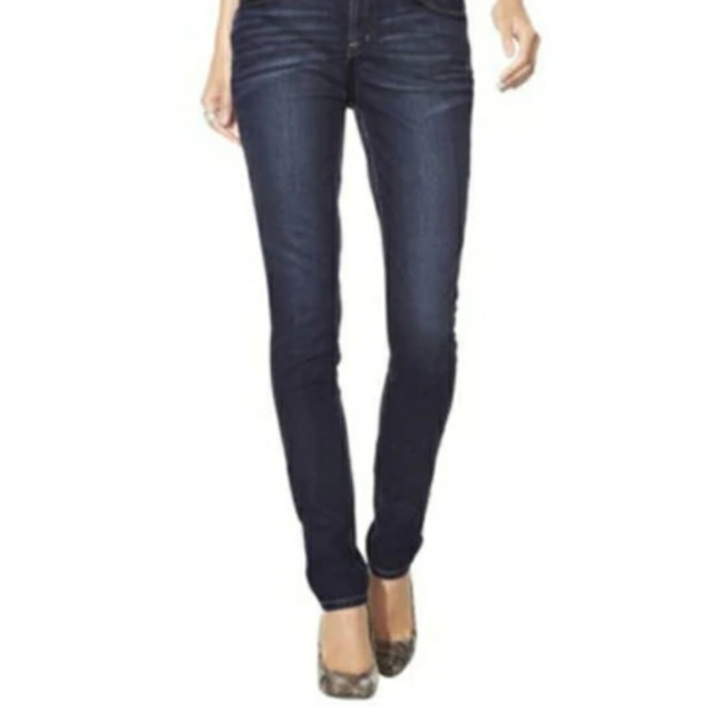 Brand NWT'S Mossimo Fit 6 Lower Waist/Straight Hip Skinny Jeans - Dark Wash SZ 9